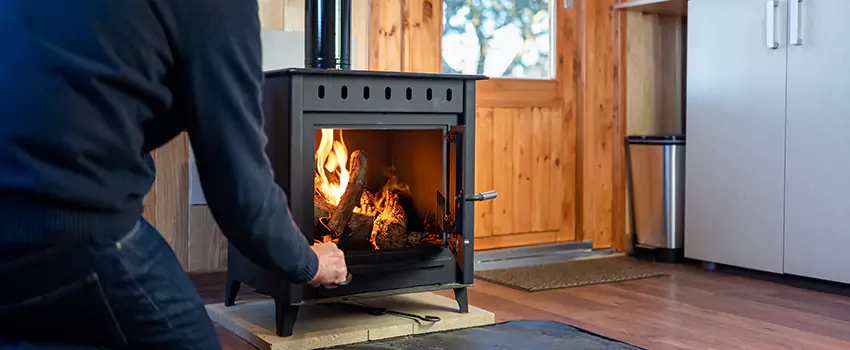 Open Hearth Wood Fireplace Installation in El Reno, OK